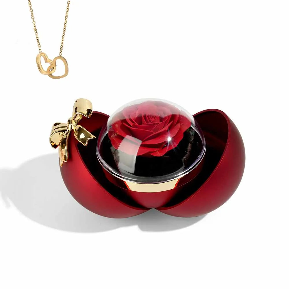 25Cm Artificial Teddy Rose Flower Bear with Box Romantic Valentines Day Gift Girlfriend Anniversary Wedding Party Supplies