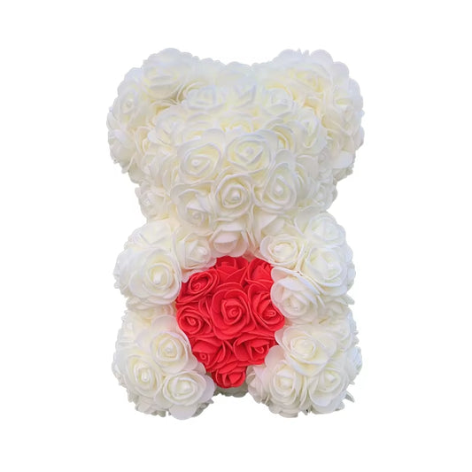 Dropshipping 25Cm Rose Teddy Bears Artificial Flower Bear of Roses for Women Valentine'S Wedding Birthday Christmas Gifts 2026